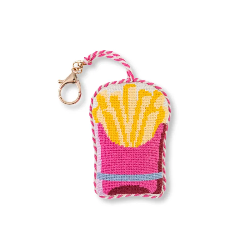 Needlepoint Bag Charm - French Fries made by Modcloth