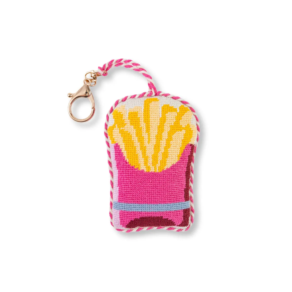 Needlepoint Bag Charm - French Fries sold by Modcloth