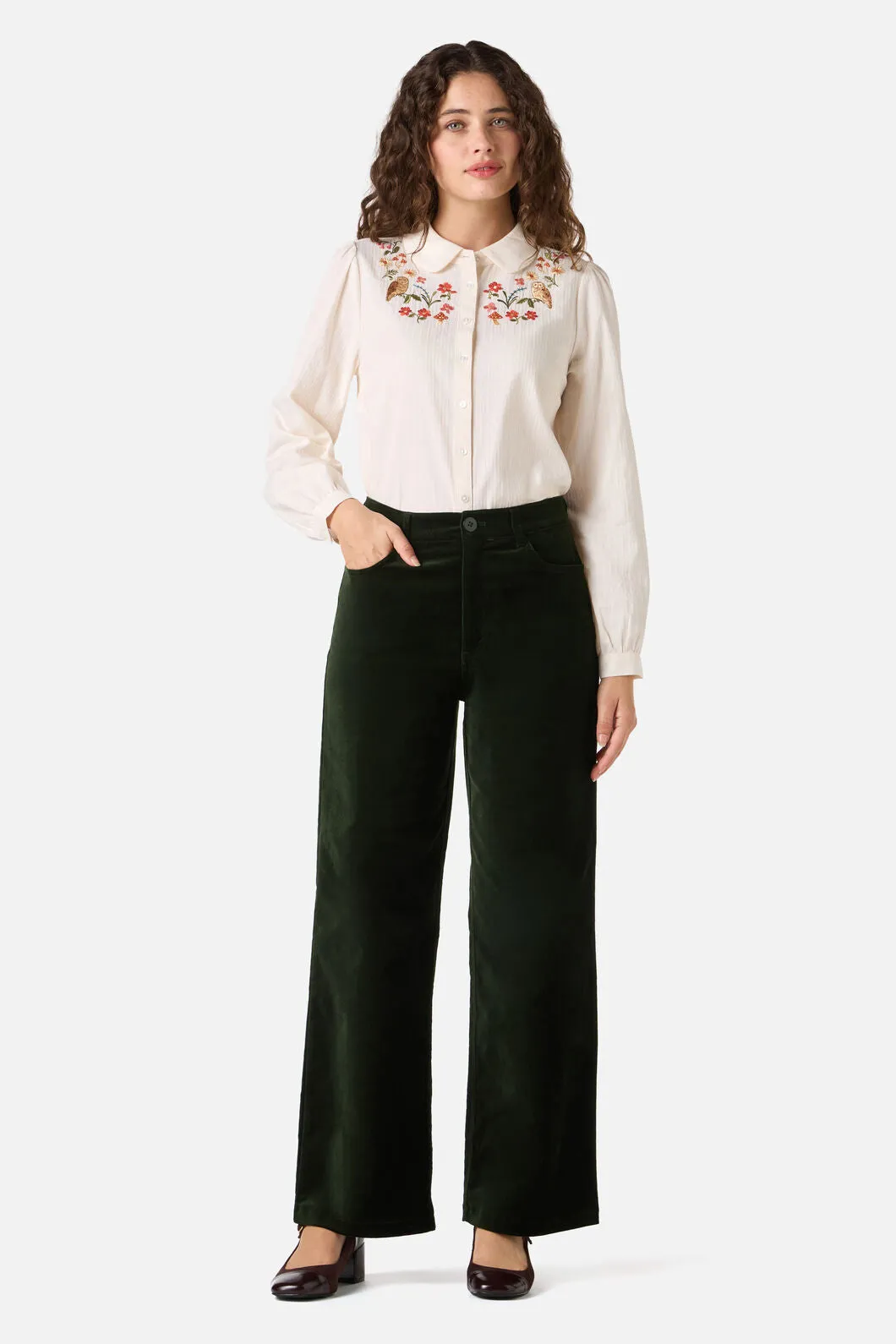Owl Embroidered Blouse sold by Modcloth product image thumbnail 5
