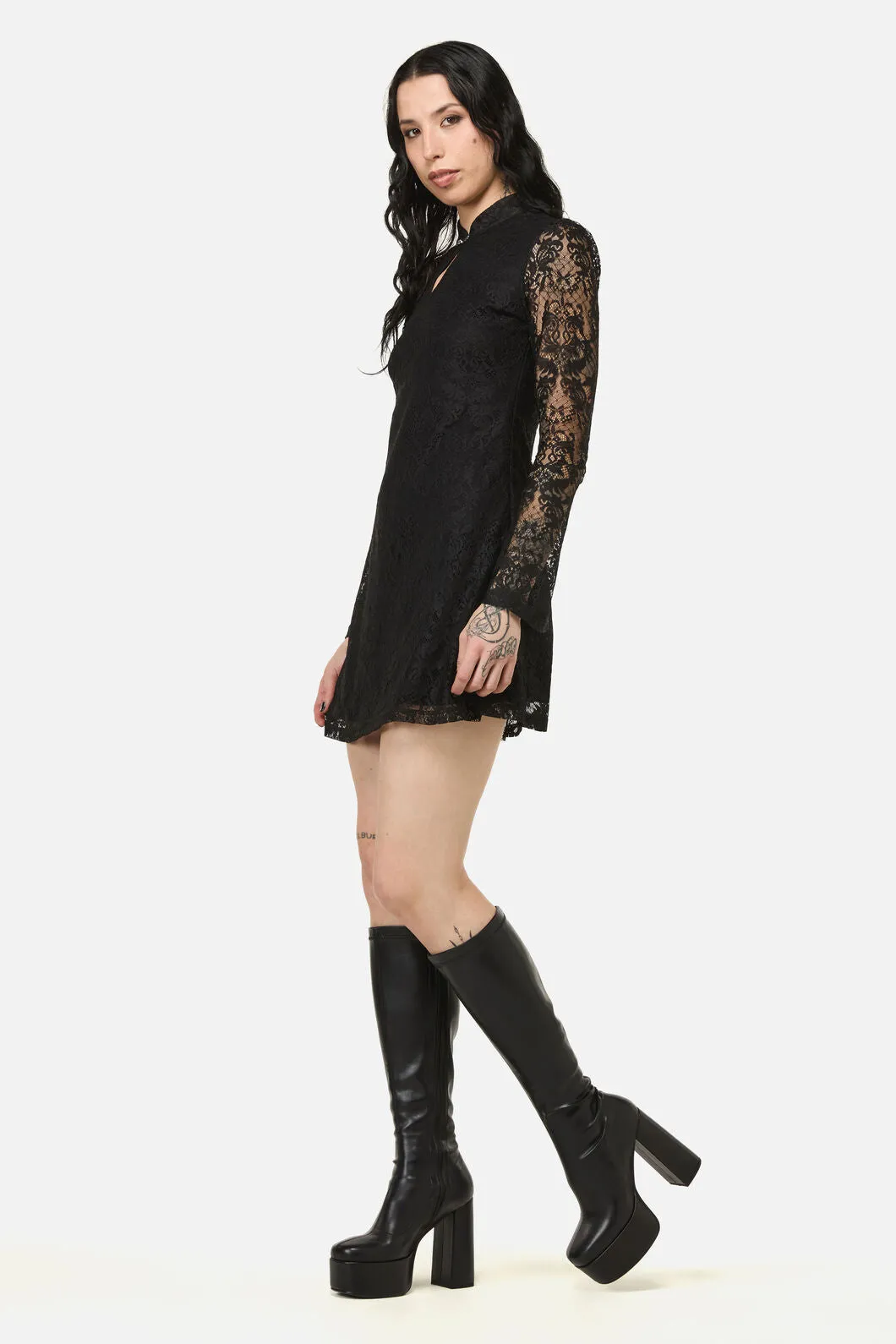 Eternal Lace Mini Dress sold by Modcloth product image thumbnail 4