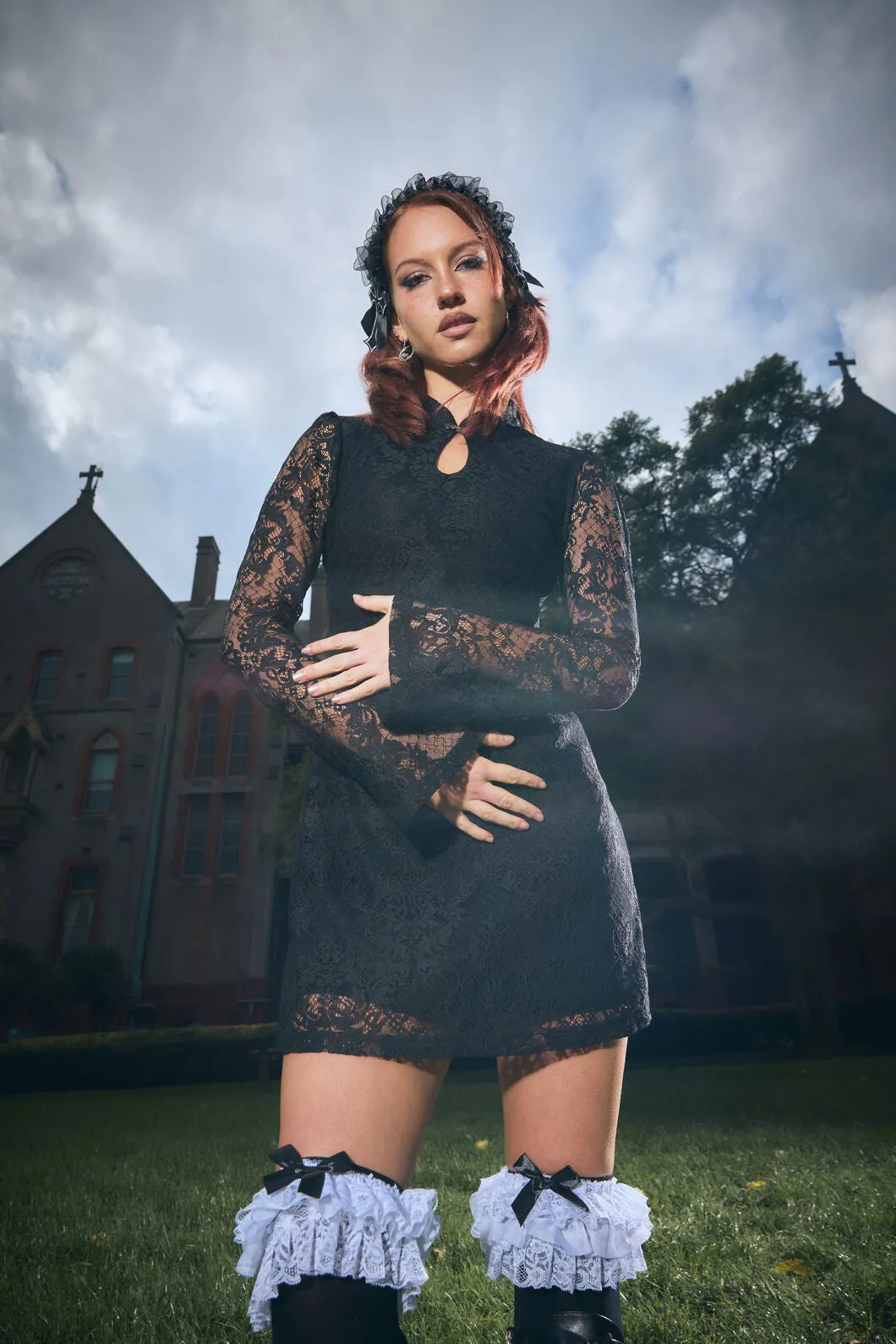 Eternal Lace Mini Dress sold by Modcloth