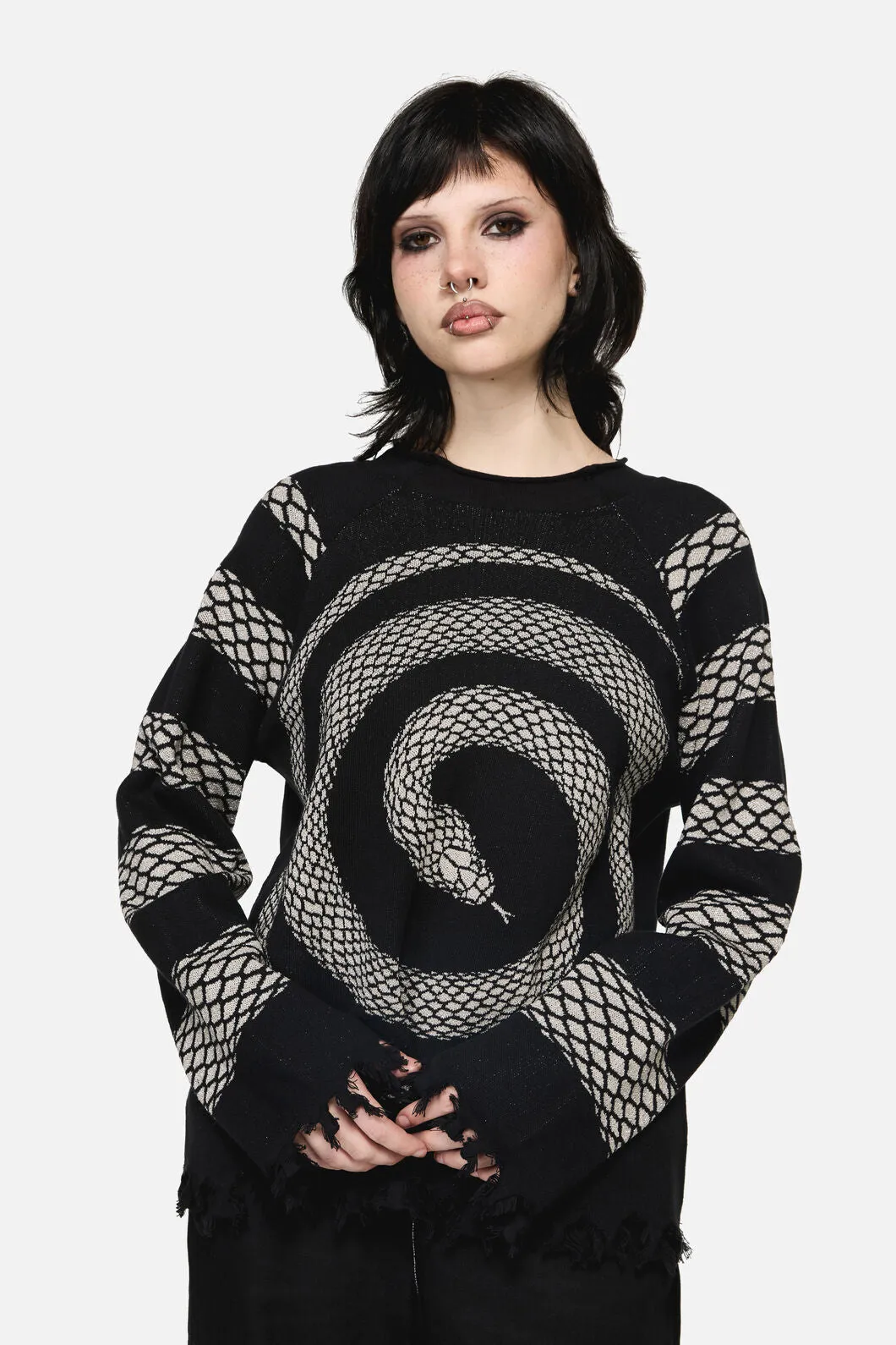 Slithering Goth Knit sold by Modcloth product image thumbnail 5