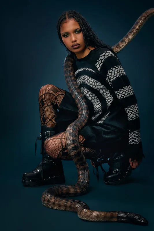 Slithering Goth Knit made by Modcloth