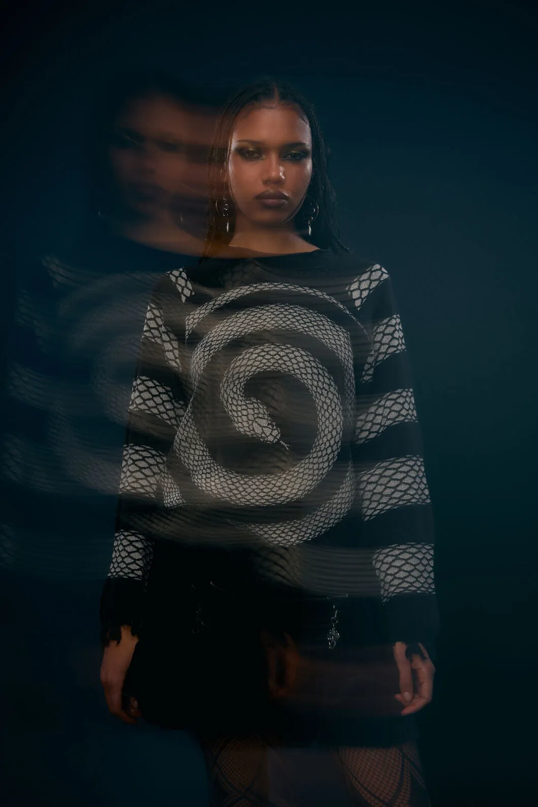 Slithering Goth Knit sold by Modcloth product image thumbnail 3