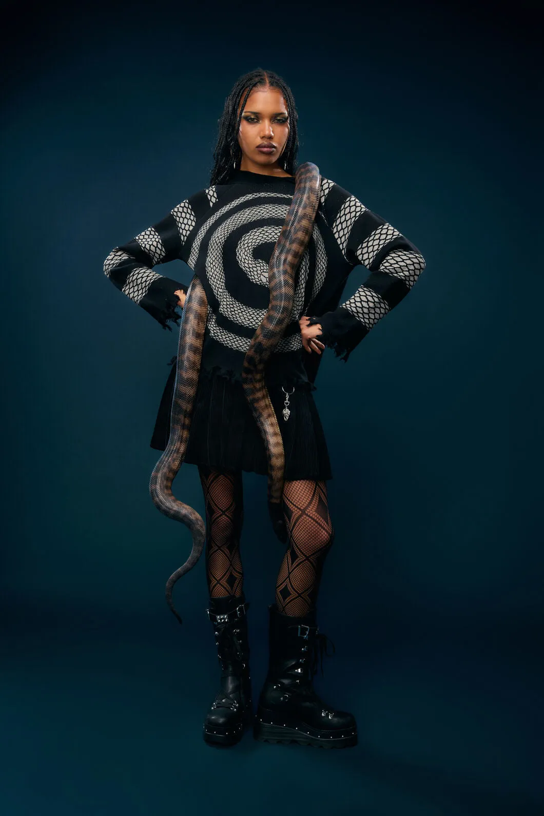 Slithering Goth Knit sold by Modcloth product image thumbnail 2