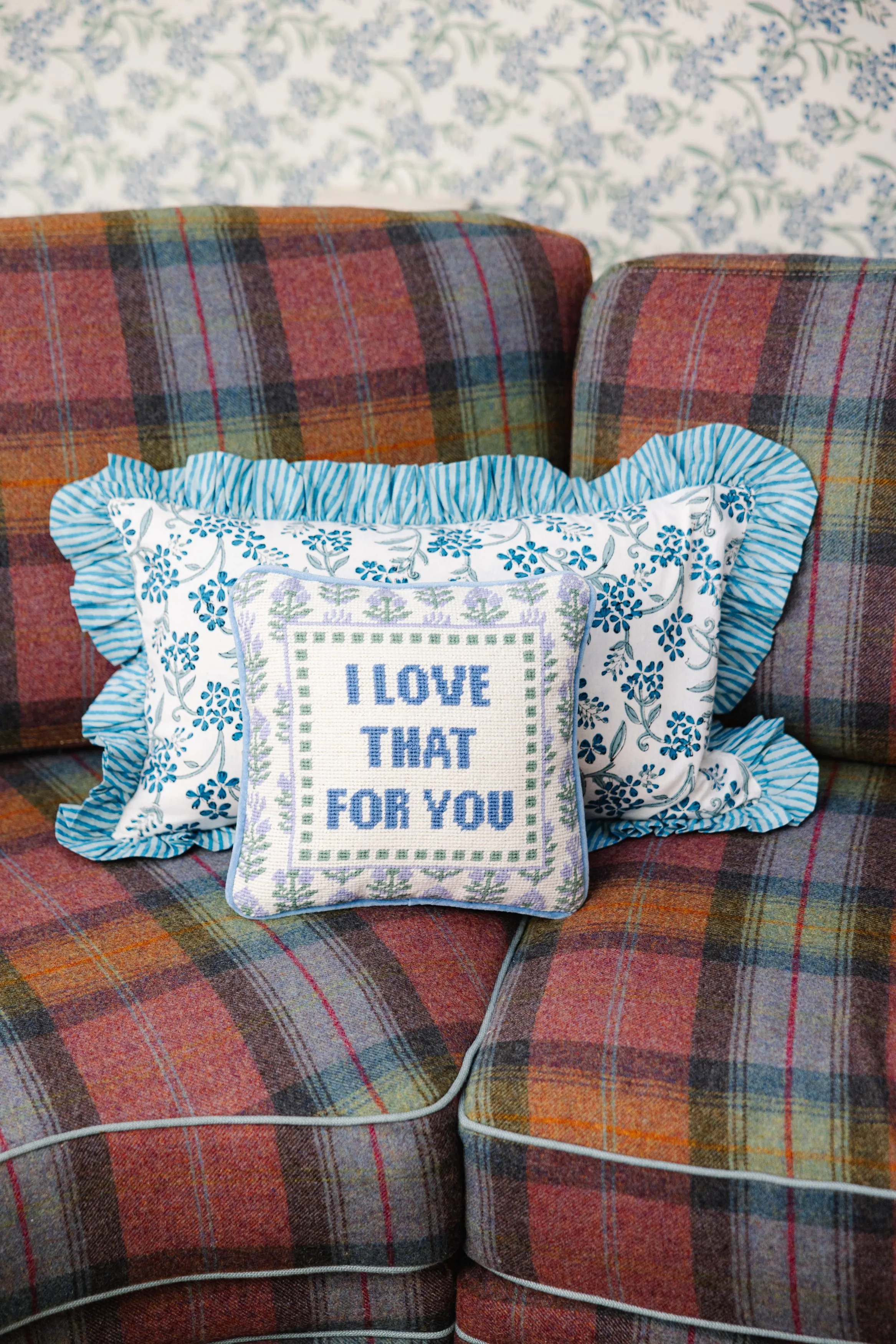 Needlepoint Pillow - I Love That for You sold by Modcloth product image thumbnail 3