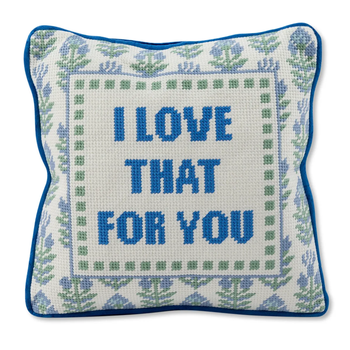 Needlepoint Pillow - I Love That for You sold by Modcloth product image thumbnail 2