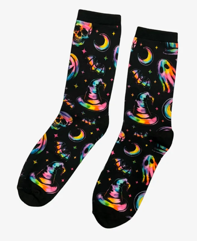 Novelty Socks - Pumpkins & Bows made by Modcloth