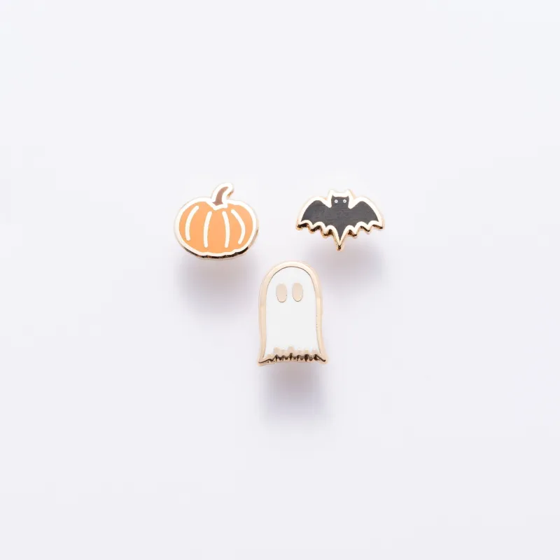 Spooky Stud Earrings Set of 3 made by Modcloth