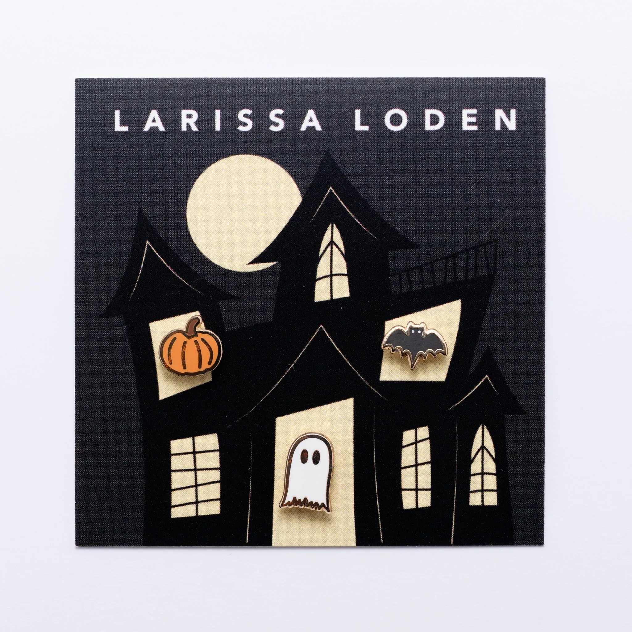Spooky Stud Earrings Set of 3 sold by Modcloth product image thumbnail 2