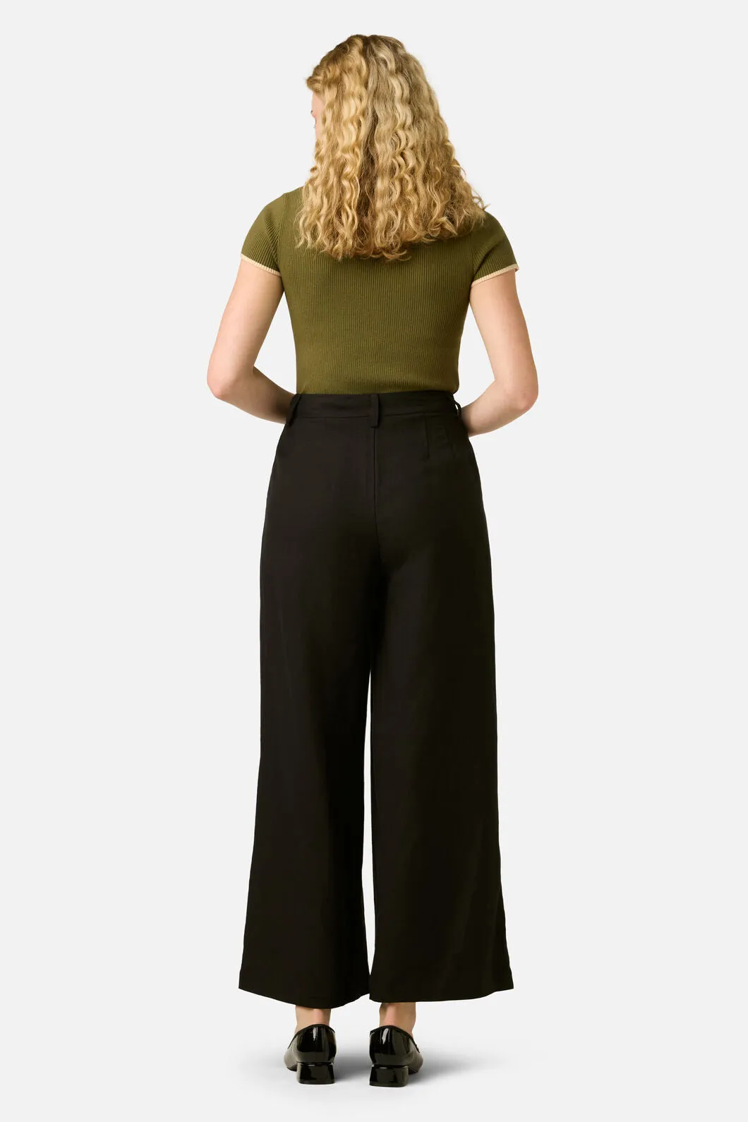Layla Linen Blend Culotte sold by Modcloth product image thumbnail 4