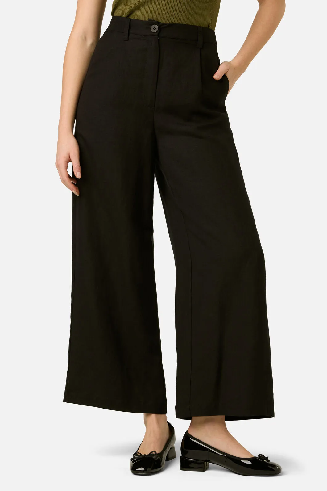 Layla Linen Blend Culotte sold by Modcloth product image thumbnail 5