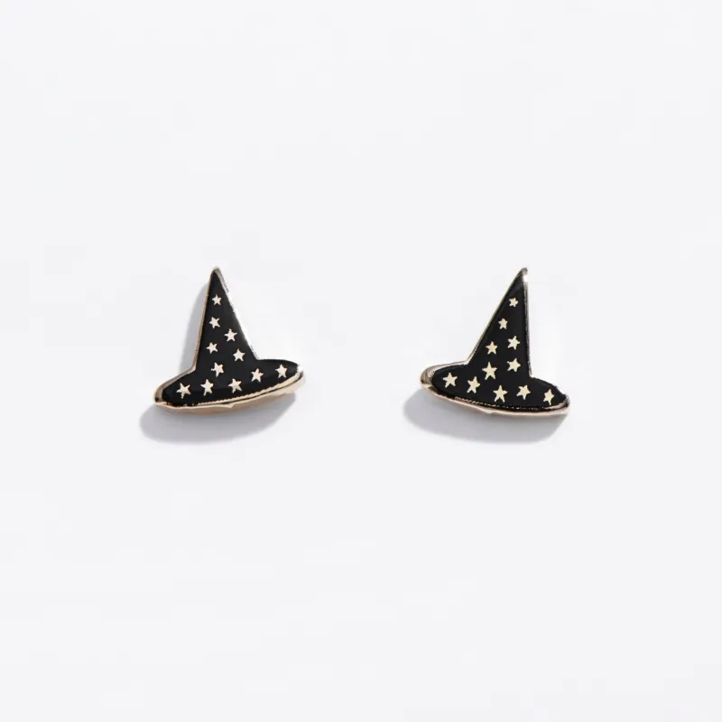 Witch Hat Stud Earrings made by Modcloth