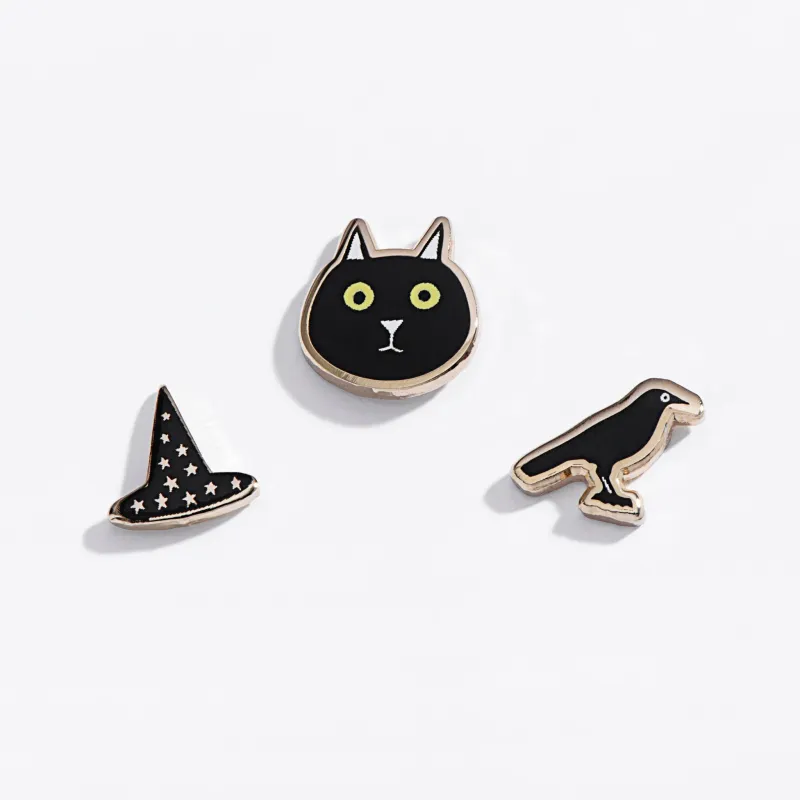 Witchy Stud Earrings Set of 3 made by Modcloth