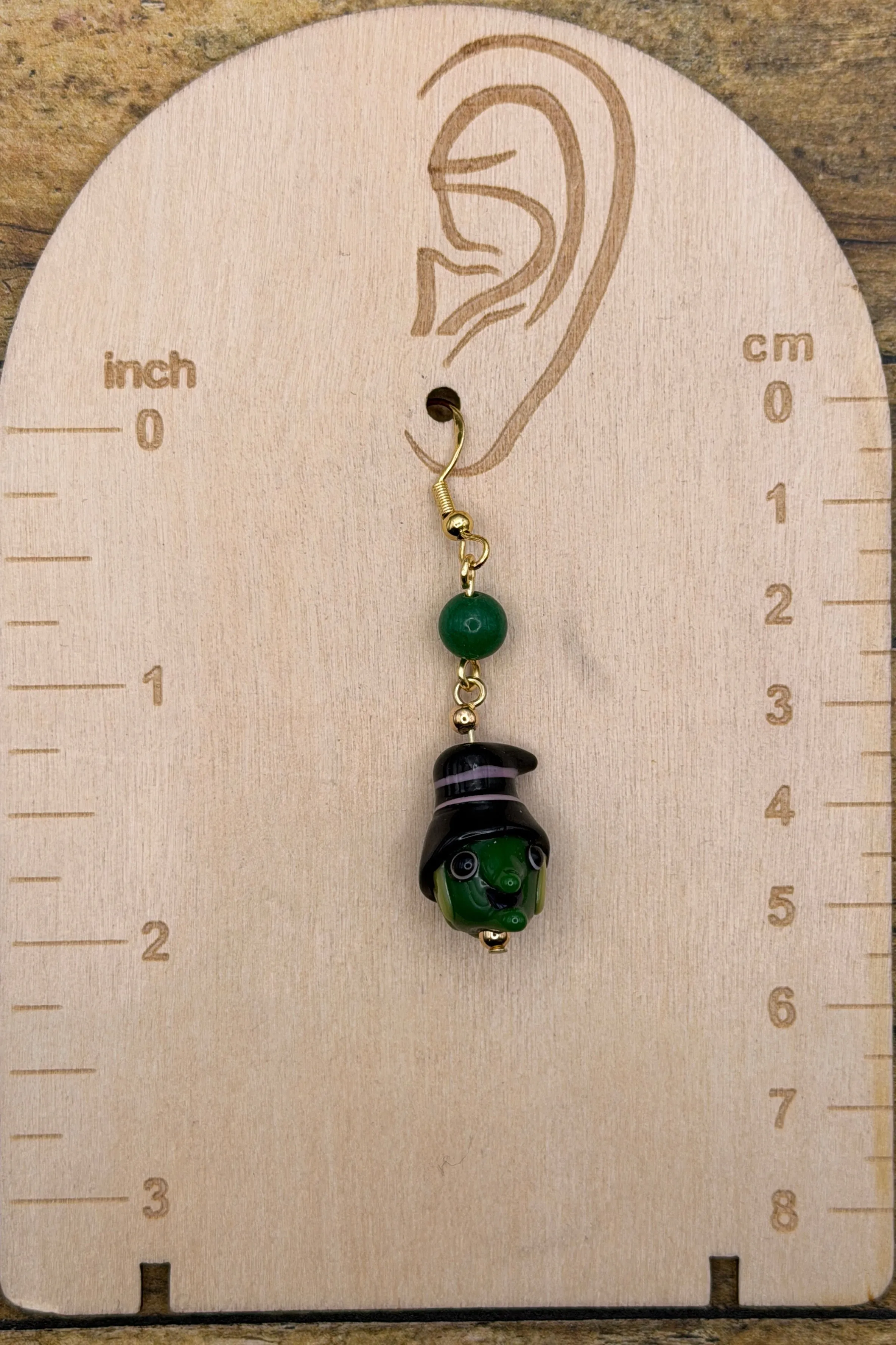 Salem - Witch Earrings: Handmade, Glass, One-of-a-Kind sold by Modcloth product image thumbnail 2