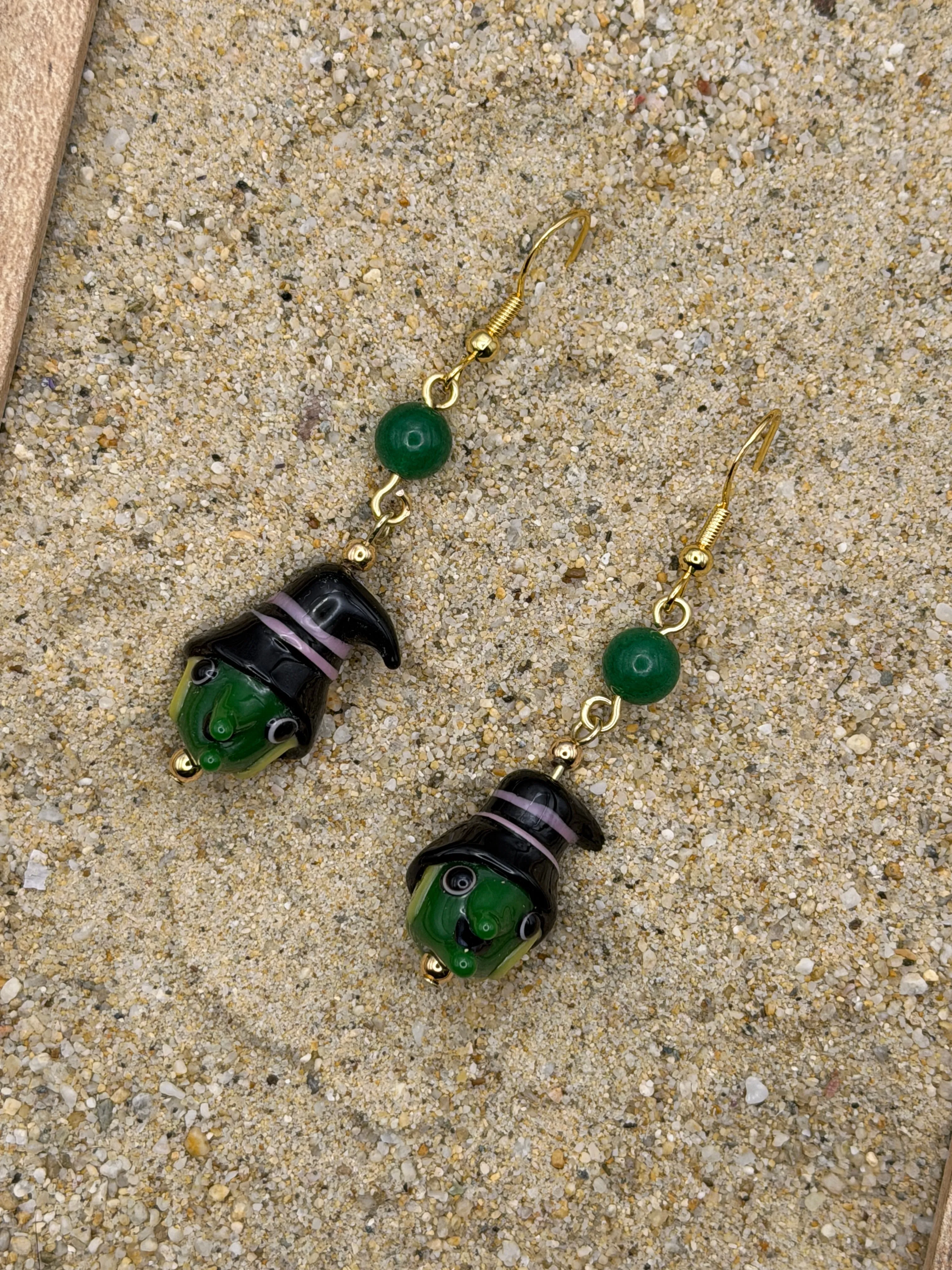 Salem - Witch Earrings: Handmade, Glass, One-of-a-Kind sold by Modcloth product image thumbnail 4