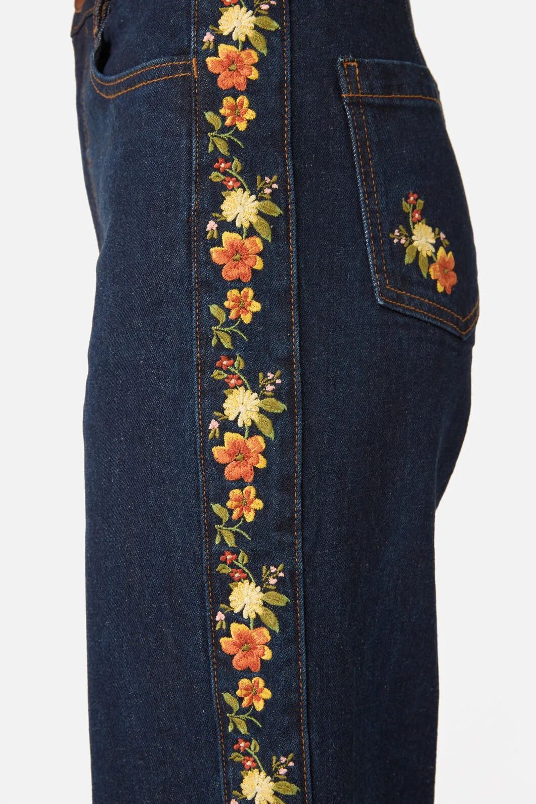 90'S Posy Embroidered Jean sold by Modcloth product image thumbnail 2