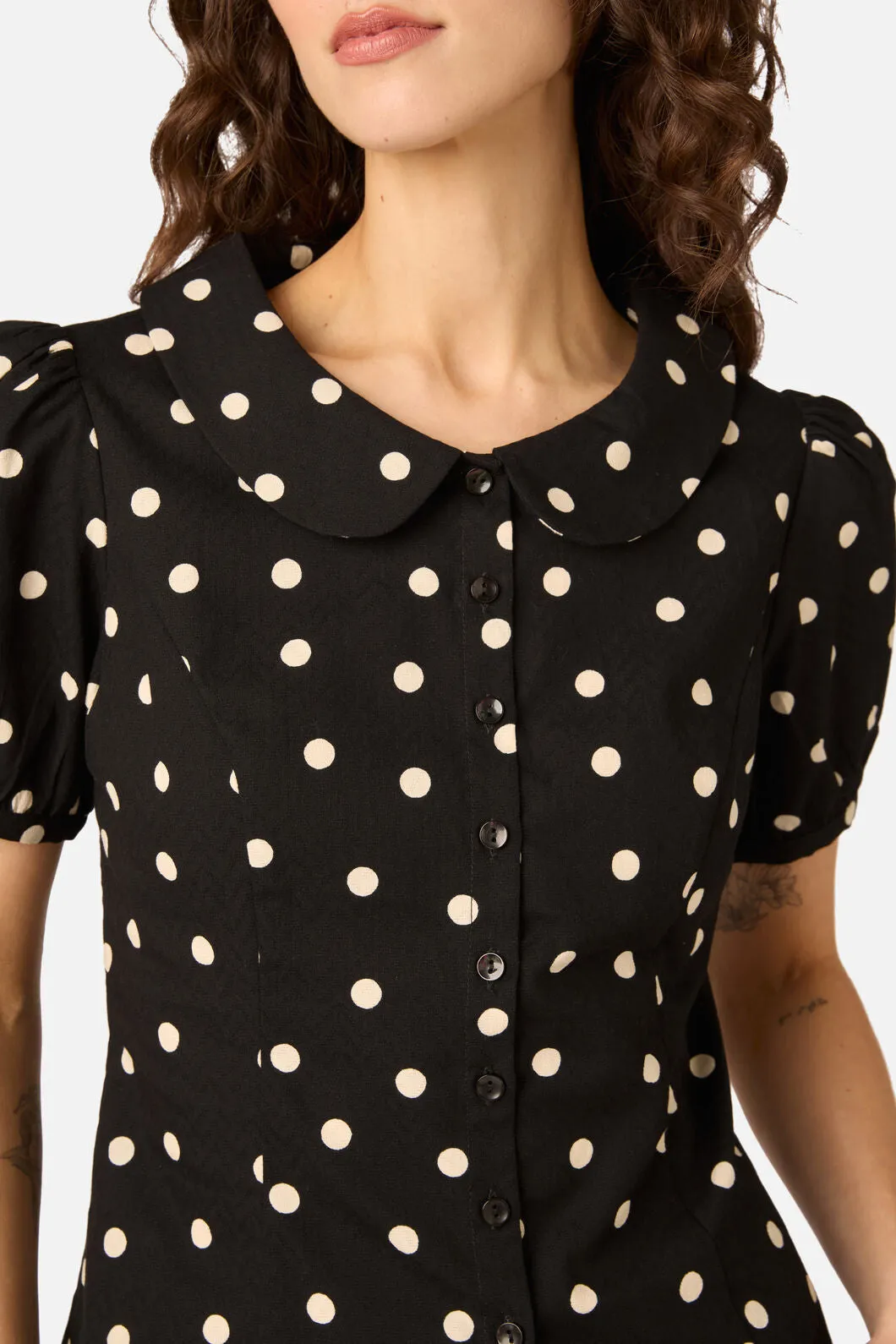 Kelly Polka Dot Blouse sold by Modcloth product image thumbnail 2