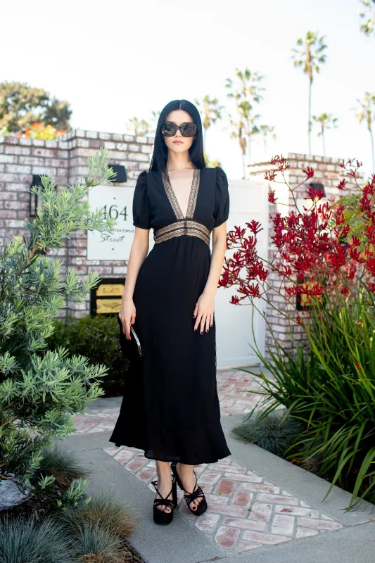 Gigi Dress in Nero Notte made by Modcloth