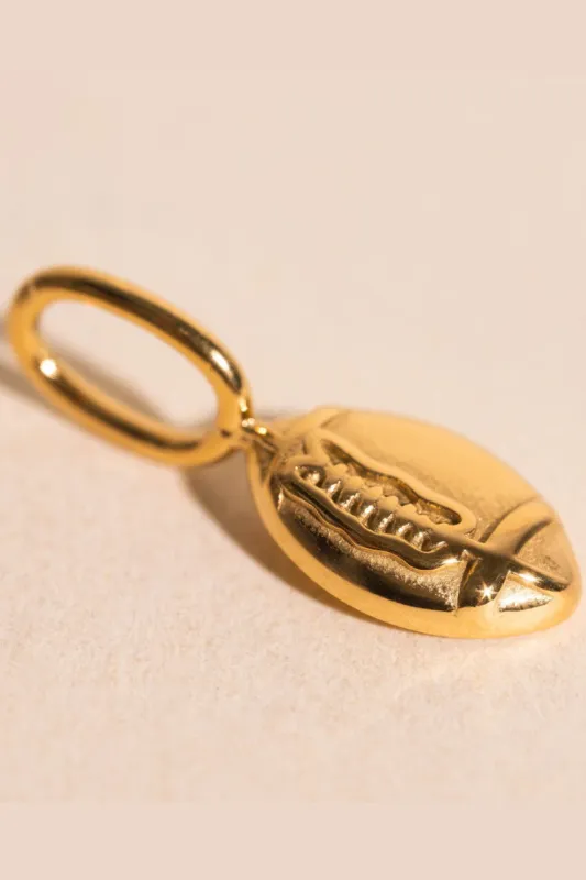 Football Necklace Charm made by Modcloth