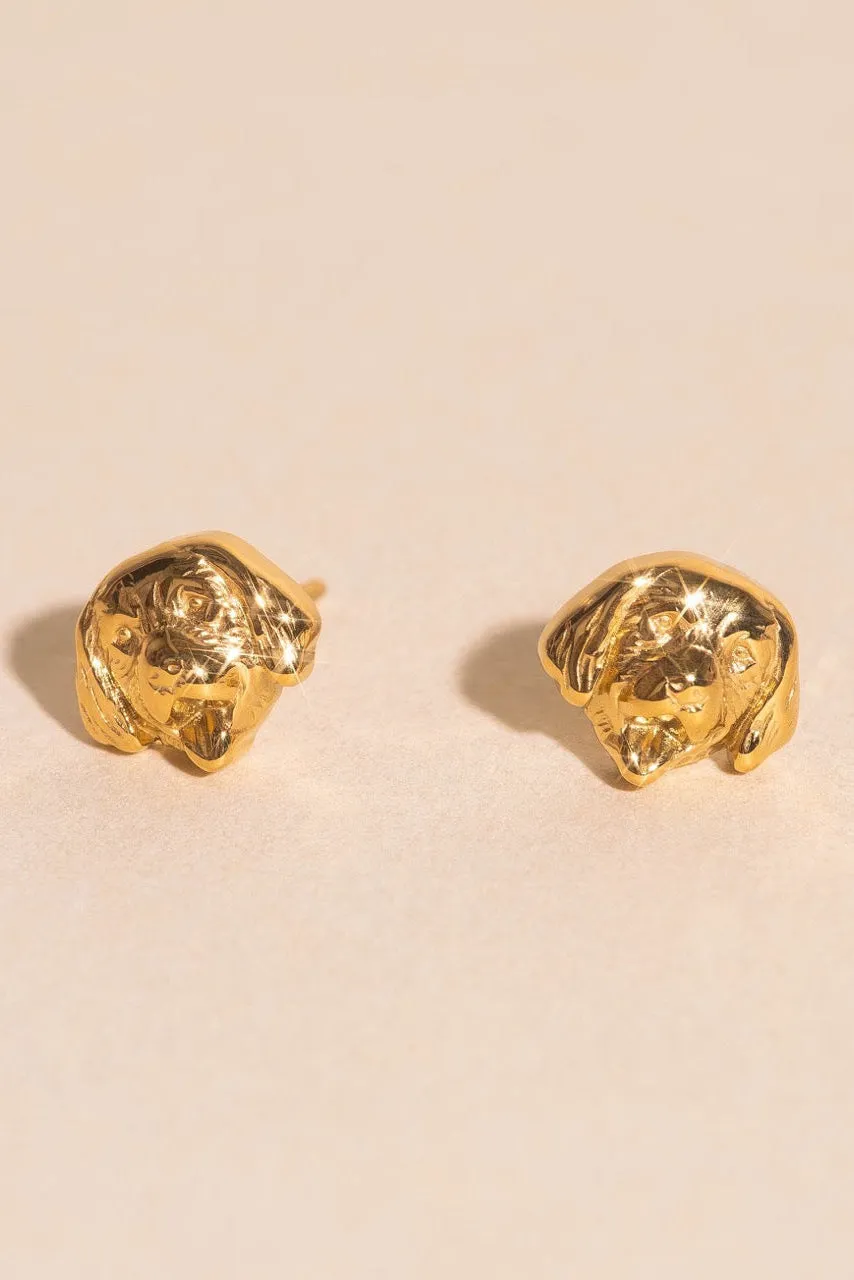 Golden Retriever Stud Earrings sold by Modcloth product image thumbnail 4