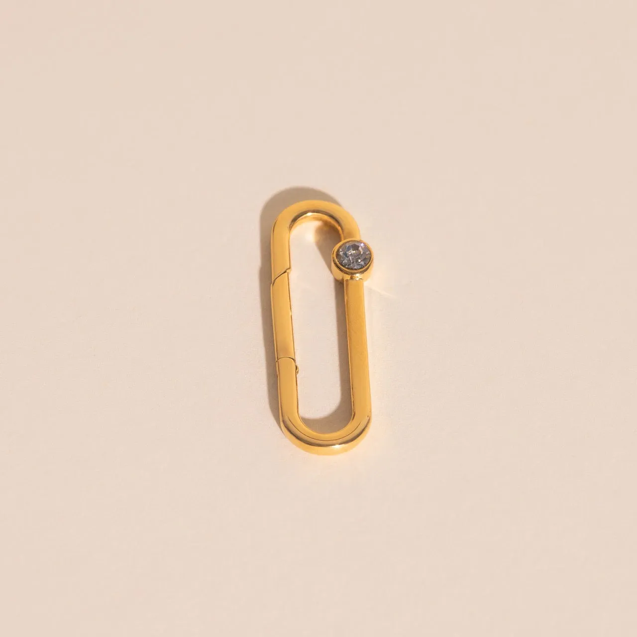 Crystal Rectangle Necklace Charm Clasp (30mm) sold by Modcloth product image thumbnail 5