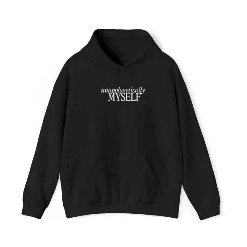 Unapologetically Myself Embroidered Hoodie made by Modcloth