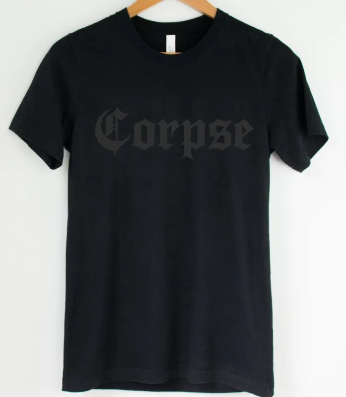 Black on Black - Corpse - Available in T-Shirt, Pullover, Hoodie, Tank or Long Sleeve made by Modcloth