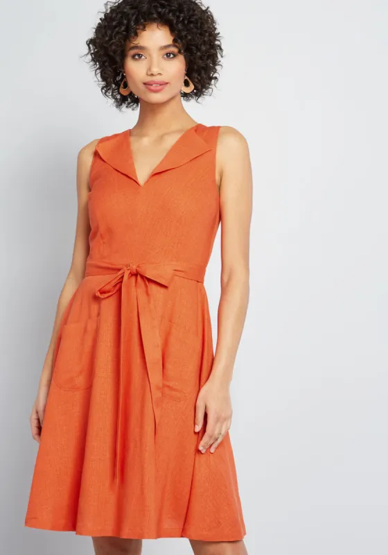 Looking Back Sleeveless Dress sold by Modcloth
