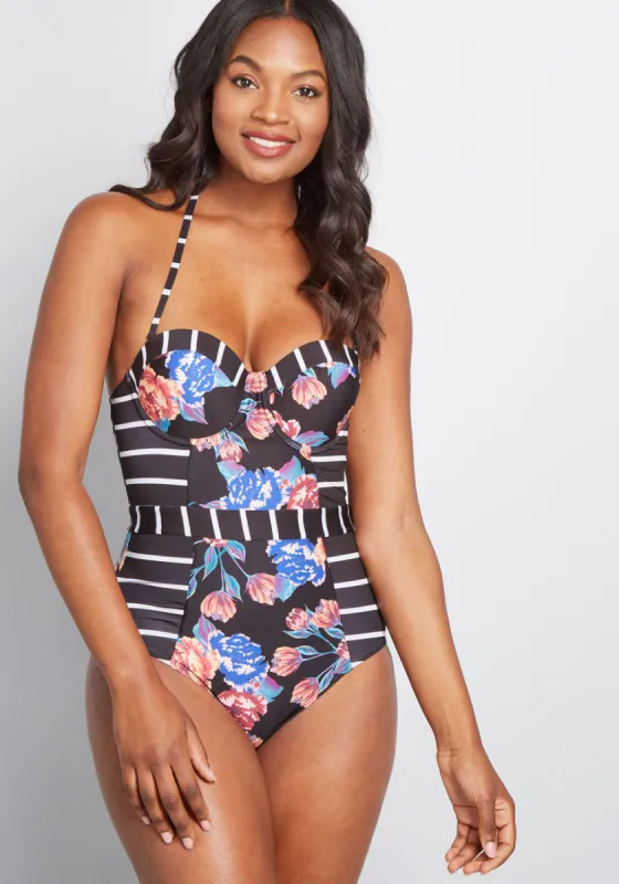 The Harper One-Piece Swimsuit sold by Modcloth