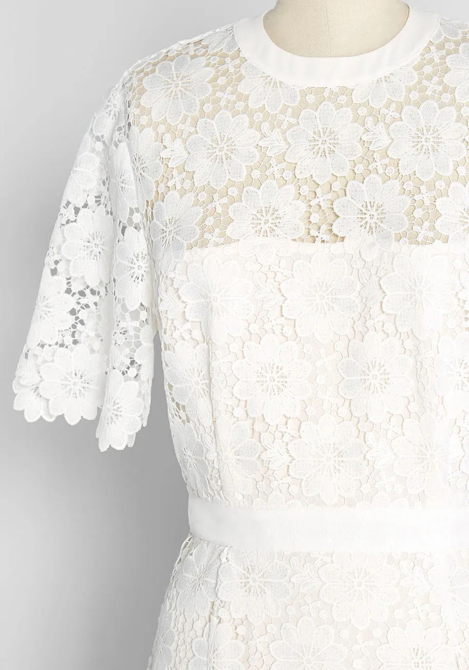 In Delicate Detail Mini Dress sold by Modcloth product image thumbnail 3