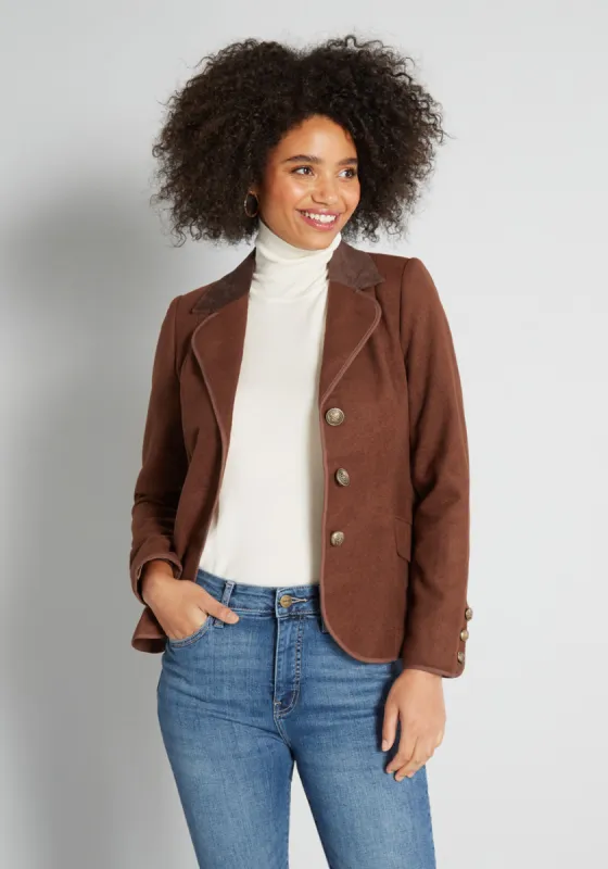 Got It Together Blazer sold by Modcloth