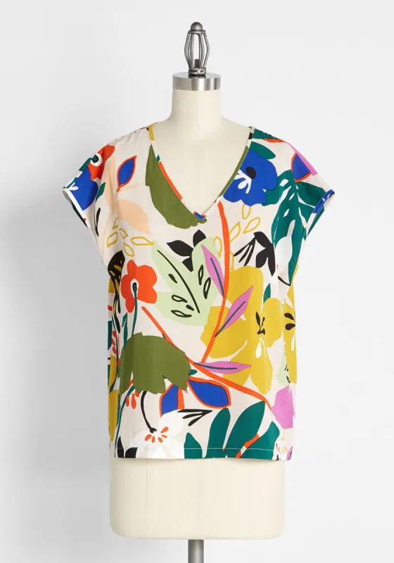 Presumably Paradise Top sold by Modcloth