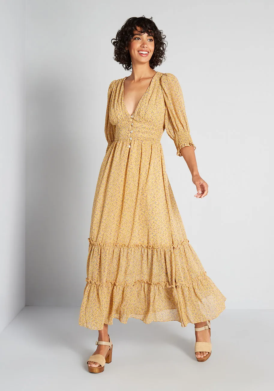 The Golden Hour Maxi Dress sold by Modcloth