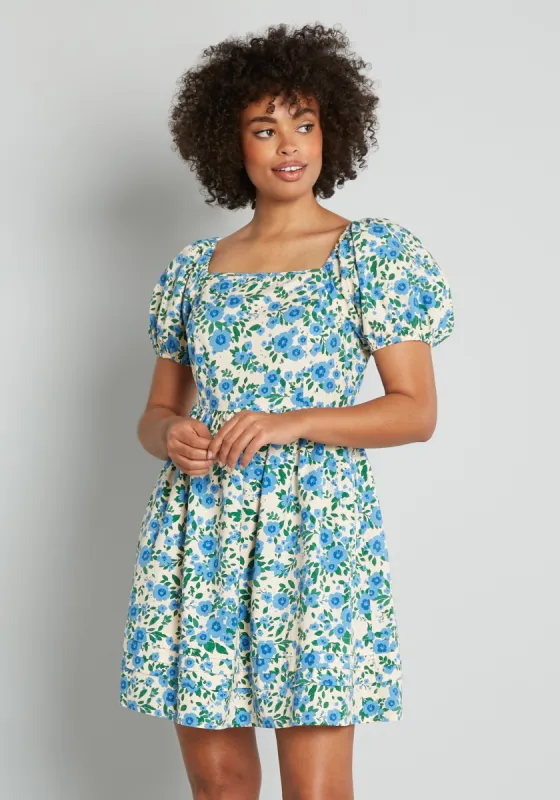 Dreamy and Demure Mini Dress sold by Modcloth