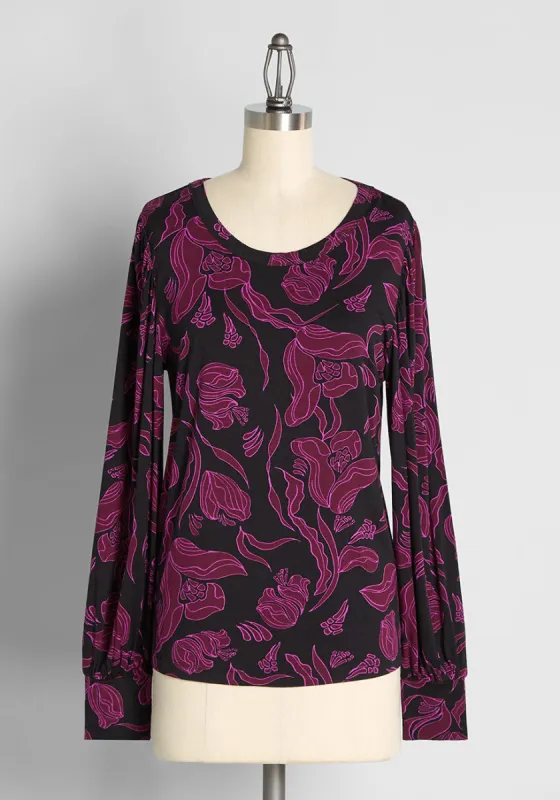 Beyond Basic Long Sleeve Top sold by Modcloth