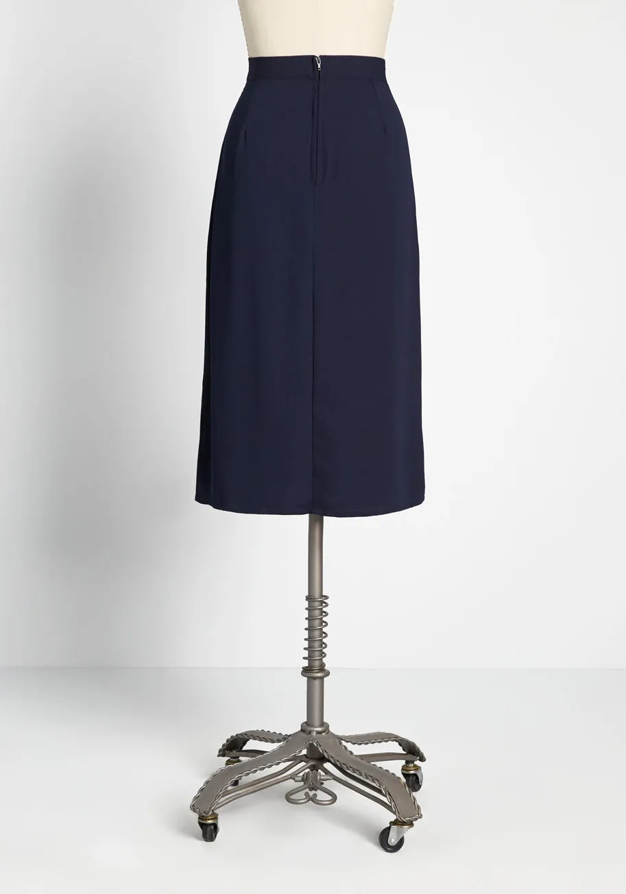Buttoned Up in Style Midi Skirt sold by Modcloth product image thumbnail 2