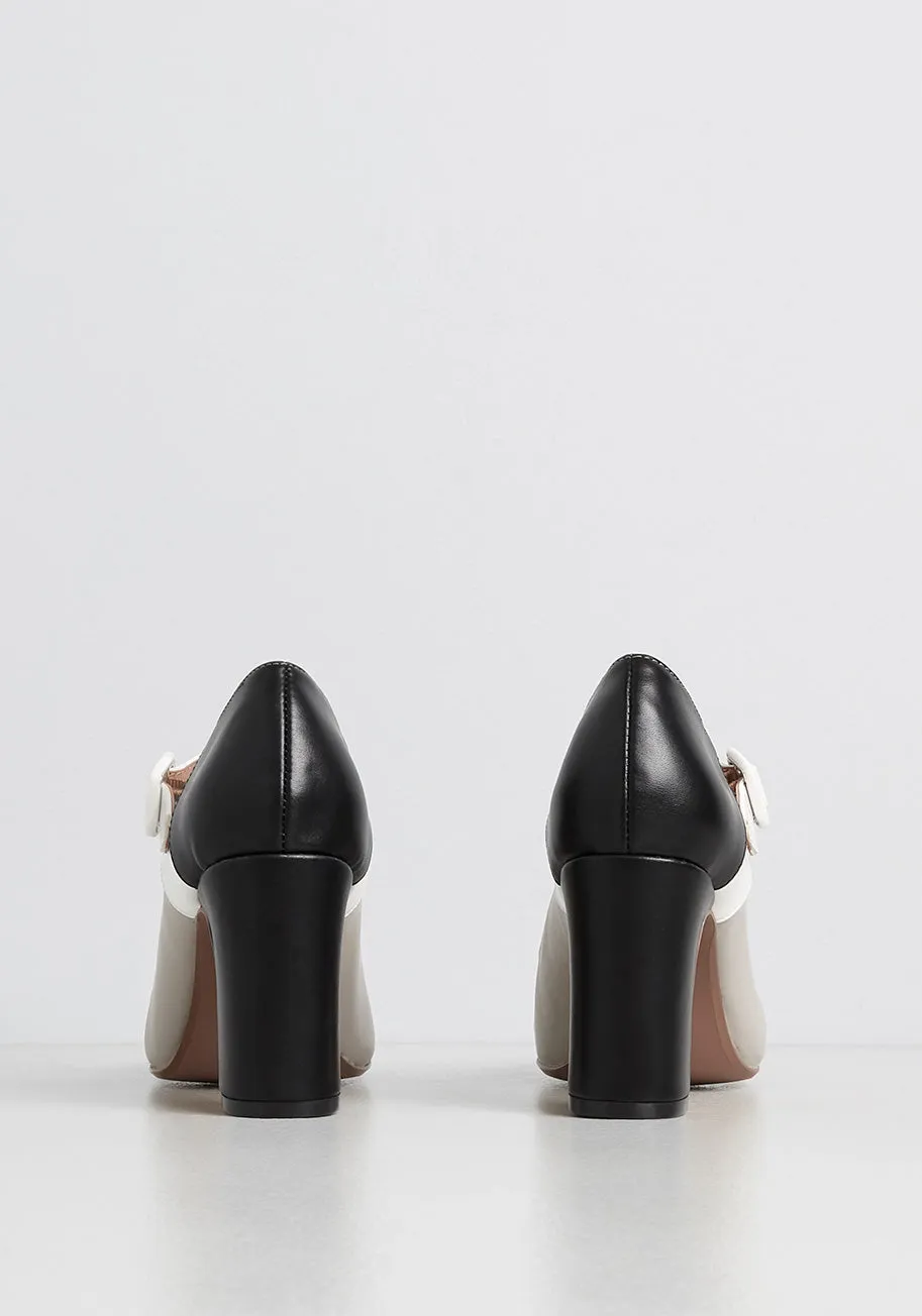 Colorblock Contessa Ankle Strap Heel sold by Modcloth product image thumbnail 4