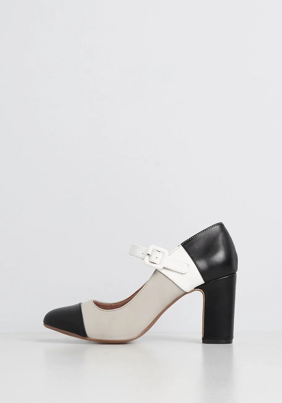 Colorblock Contessa Ankle Strap Heel sold by Modcloth product image thumbnail 2