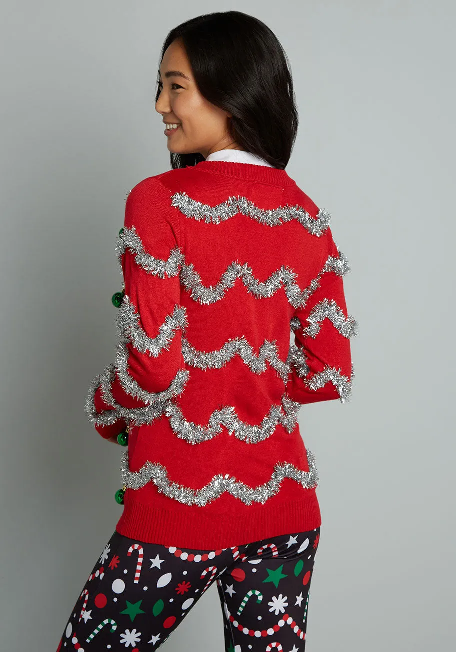 Decked To The Halls Cardigan sold by Modcloth product image thumbnail 2