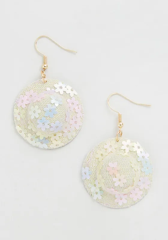 A Face To Hang My Hat Dangle Earrings sold by Modcloth