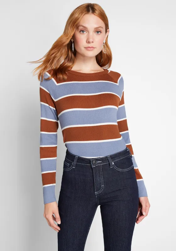 Casual Crush Ribbed Pullover Sweater sold by Modcloth