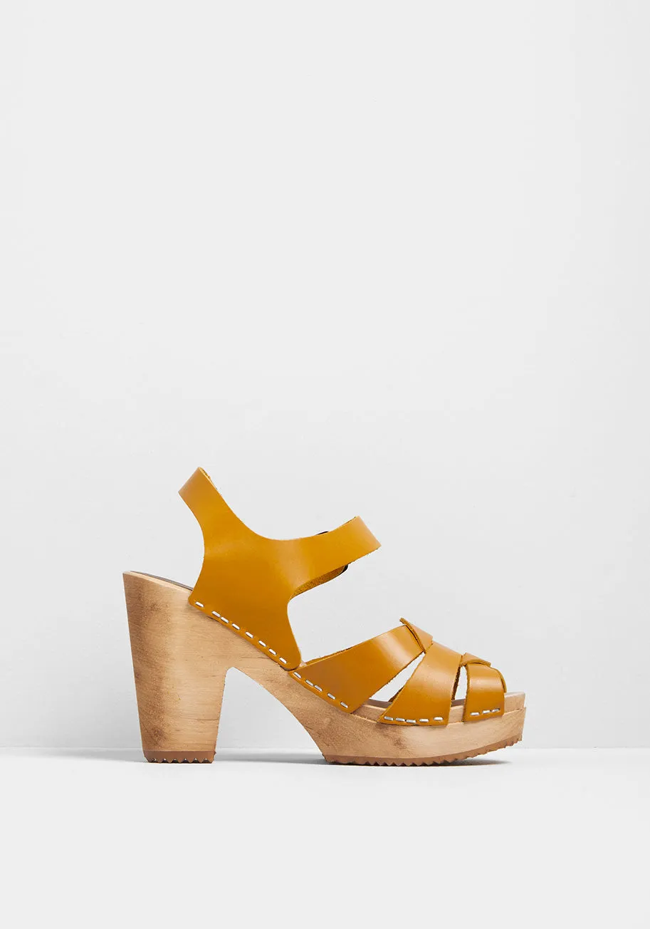 True to Platform Leather Clog sold by Modcloth product image thumbnail 4
