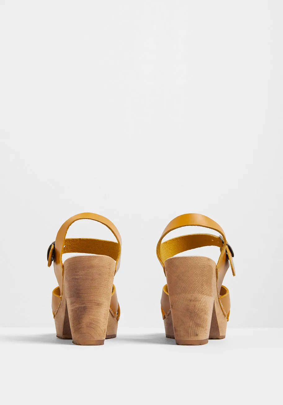 True to Platform Leather Clog sold by Modcloth product image thumbnail 5