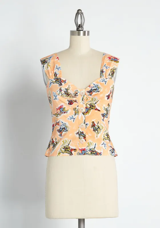Serene Serenade Tank Top sold by Modcloth