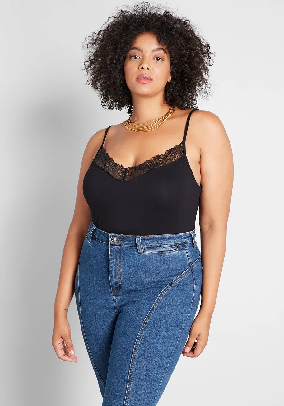 Daily Luxe Lace Trim Camisole sold by Modcloth product image thumbnail 5