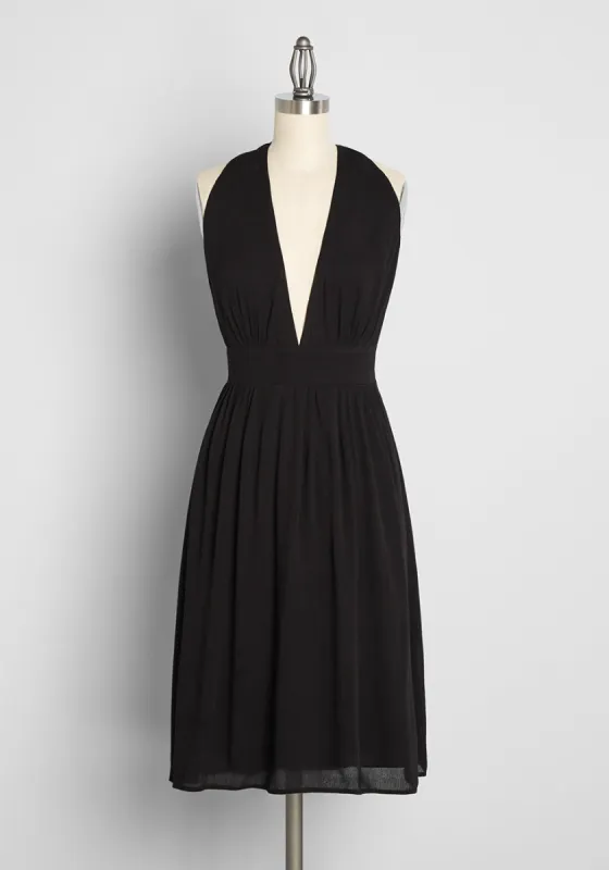 My Fifties Flashback Halter Dress sold by Modcloth