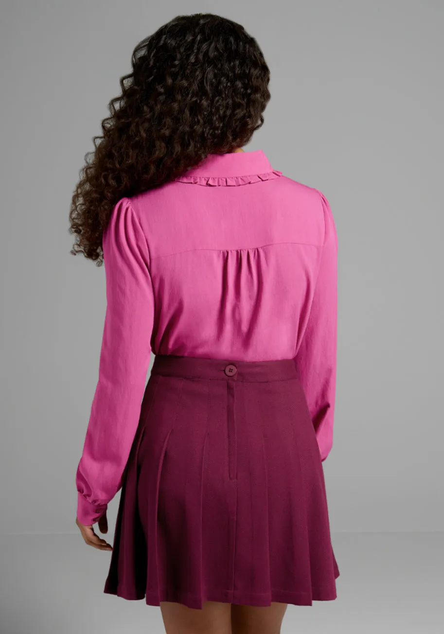 Ruffle It Up Blouse sold by Modcloth product image thumbnail 2