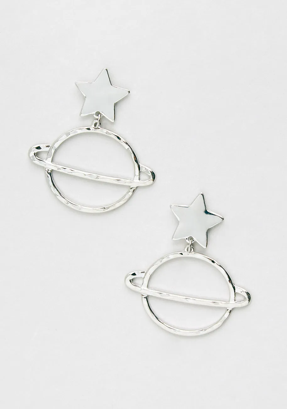 Planetary Wonders Dangle Earrings sold by Modcloth
