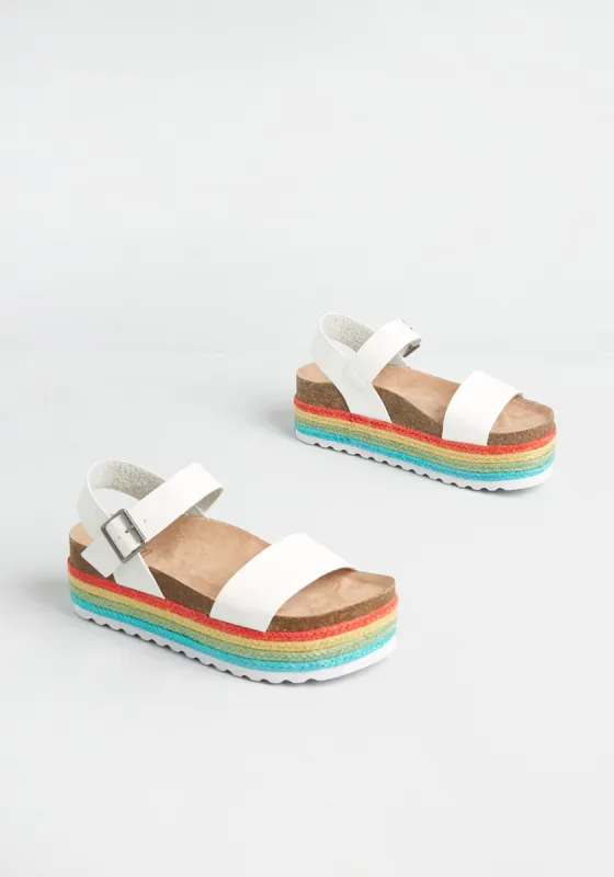 Smiles for Miles Platform Sandal sold by Modcloth